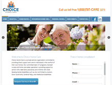Tablet Screenshot of choicehmc.com